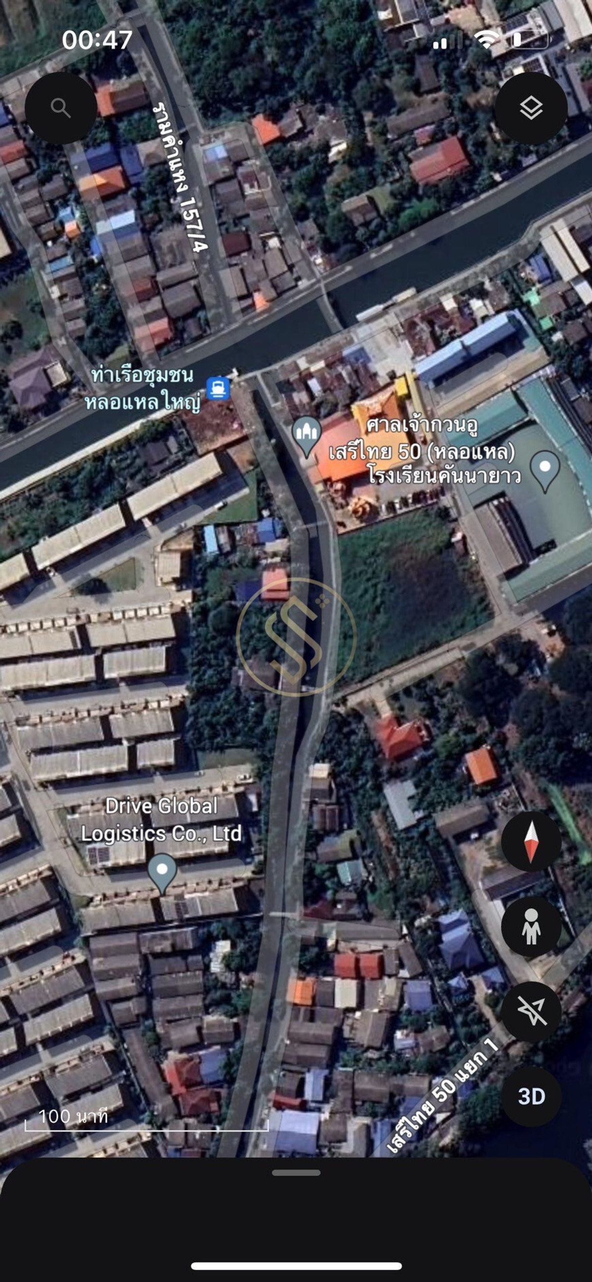 ให้เช่าที่ดินเสรีไทย-นิด้า : ให้เช่าด่วน ที่ดินในซอยเสรีไทย 50 เเยก 3 ที่ดินเปล่า  2 ไร่ 33 ตรว. ติดคลองยาวบรรยากาศดี ใกล้ท่าเรือหลอแหล ติดโรงเรียนคันนายาว