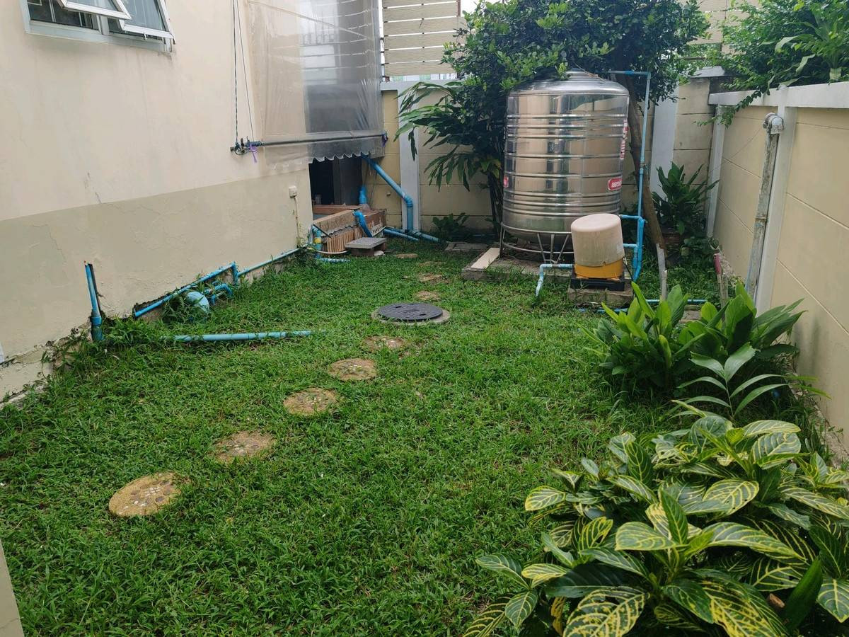 For RentHouseMin Buri, Romklao : Single house for rent, Perfect Park Suvarnabhumi, near Big C Romklao, just 4 minutes.