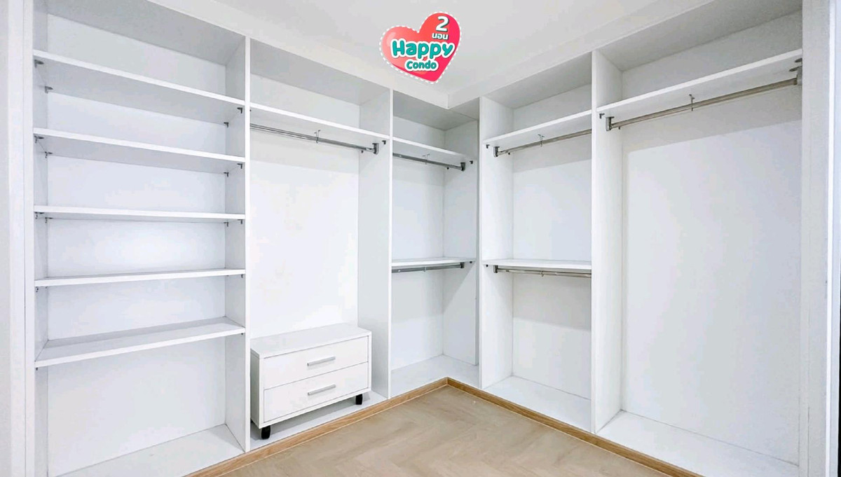 For SaleCondoLadprao101, Happy Land, The Mall Bang Kapi : 🏙Happy Lat Phrao 101🏙 Very beautiful, big room, 2 bedrooms 🩷🩷The building allows pets🐶🐱🐶🐱