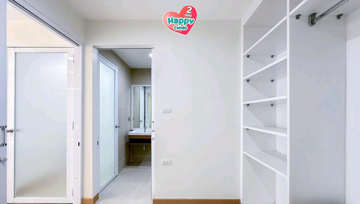 For SaleCondoLadprao101, Happy Land, The Mall Bang Kapi : 🏙Happy Lat Phrao 101🏙 Very beautiful, big room, 2 bedrooms 🩷🩷The building allows pets🐶🐱🐶🐱