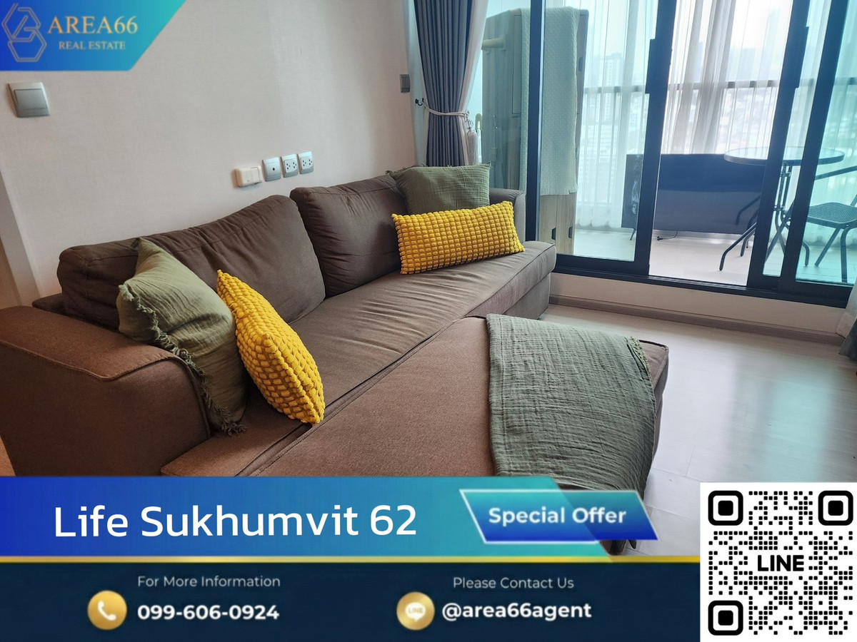 For SaleCondoOnnut, Udomsuk : 🔥 Urgent sale!!  Life Sukhumvit 62, good location, convenient travel.