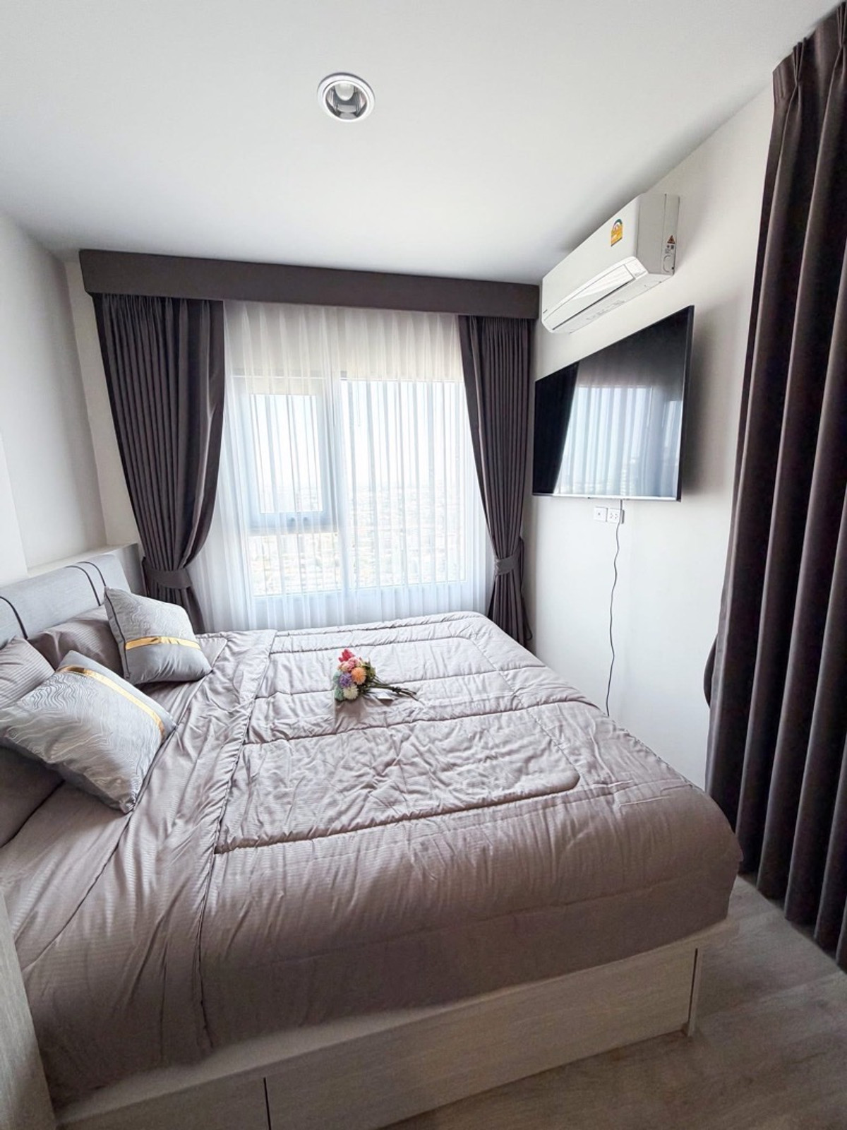 ให้เช่าคอนโดรามคำแหง หัวหมาก : ให้เช่า คอนโด Niche mono รามคำแหง เฟอร์ครบ ✅13,000/เดือน✅