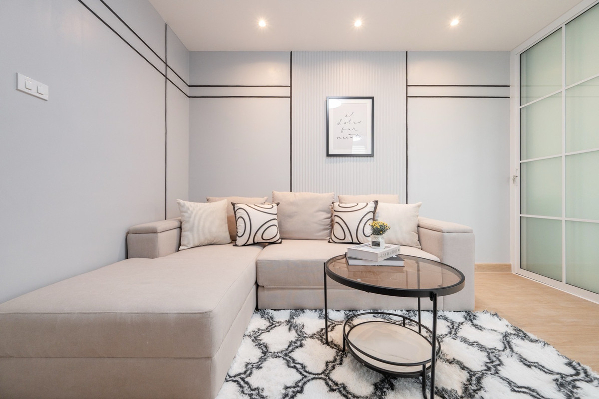 For SaleCondoRatchadapisek, Huaikwang, Suttisan : << 2 bedrooms, fully furnished >> On the Ratchada location, at a price like this, this year there may only be one room | Ratchada City 18