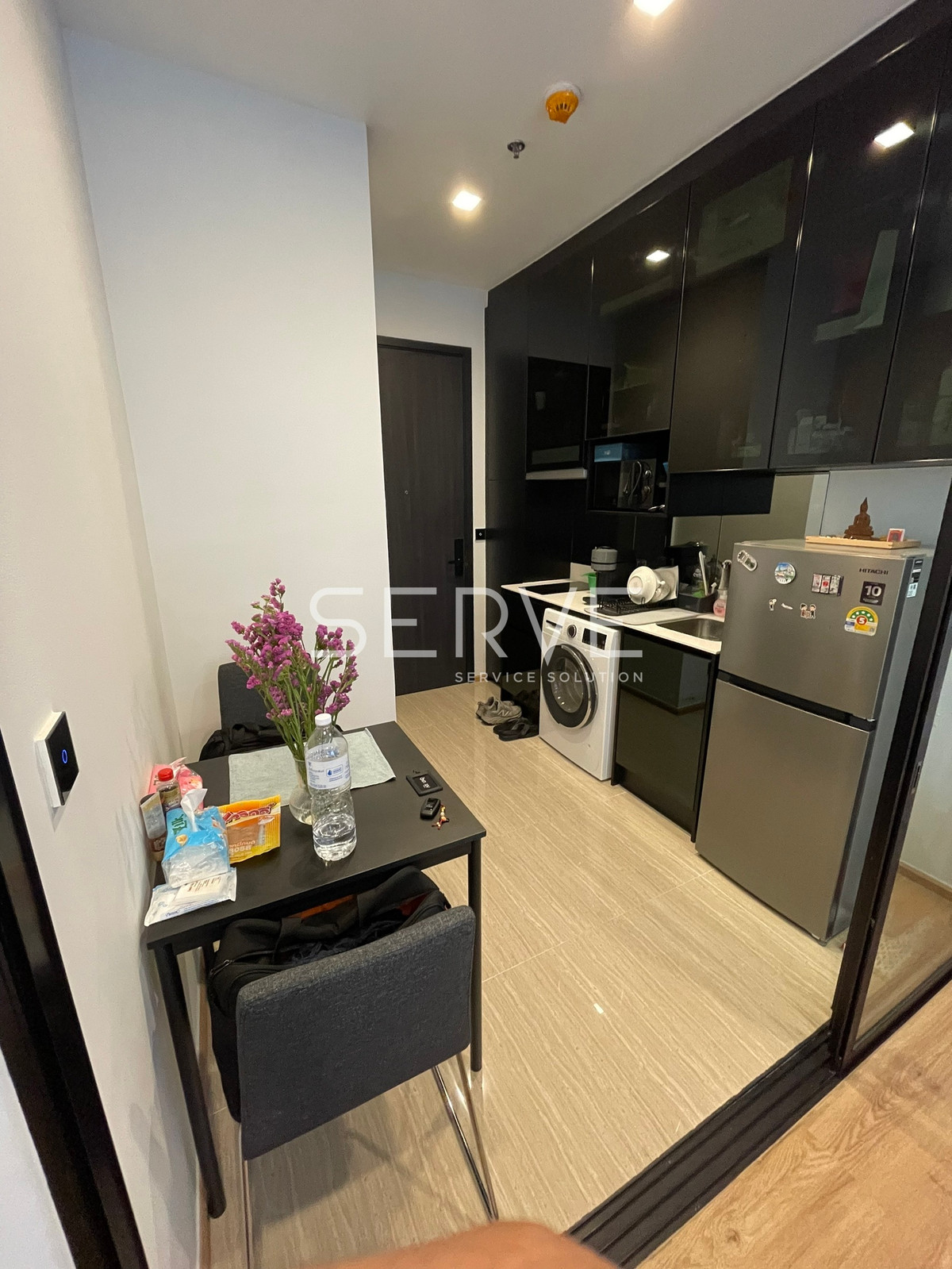 For SaleCondoAri,Anusaowaree : 1 Bed City View Closed Kitchen Fully furnished Condo High Rise Good Location BTS Ari 220 m.  @  Noble Around Ari