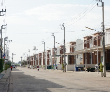 For RentFactoryRathburana, Suksawat : Standard factory warehouse for rent, 572 sq m., Suksawat Zone, Samut Prakan, purple layout.