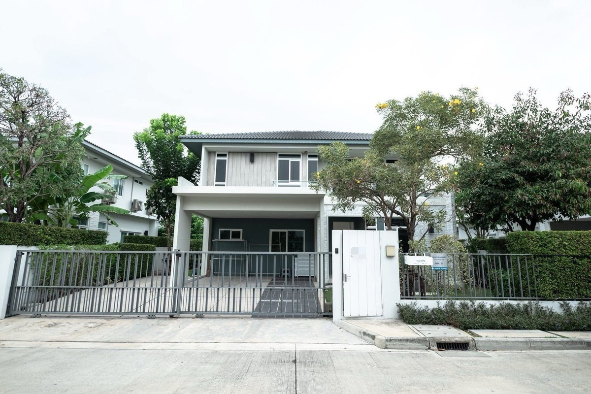 HouseLadkrabang, Suwannaphum Airport : ✅For sale or rent✅ Luxury detached house Manthana Bangna-Wongwaen
