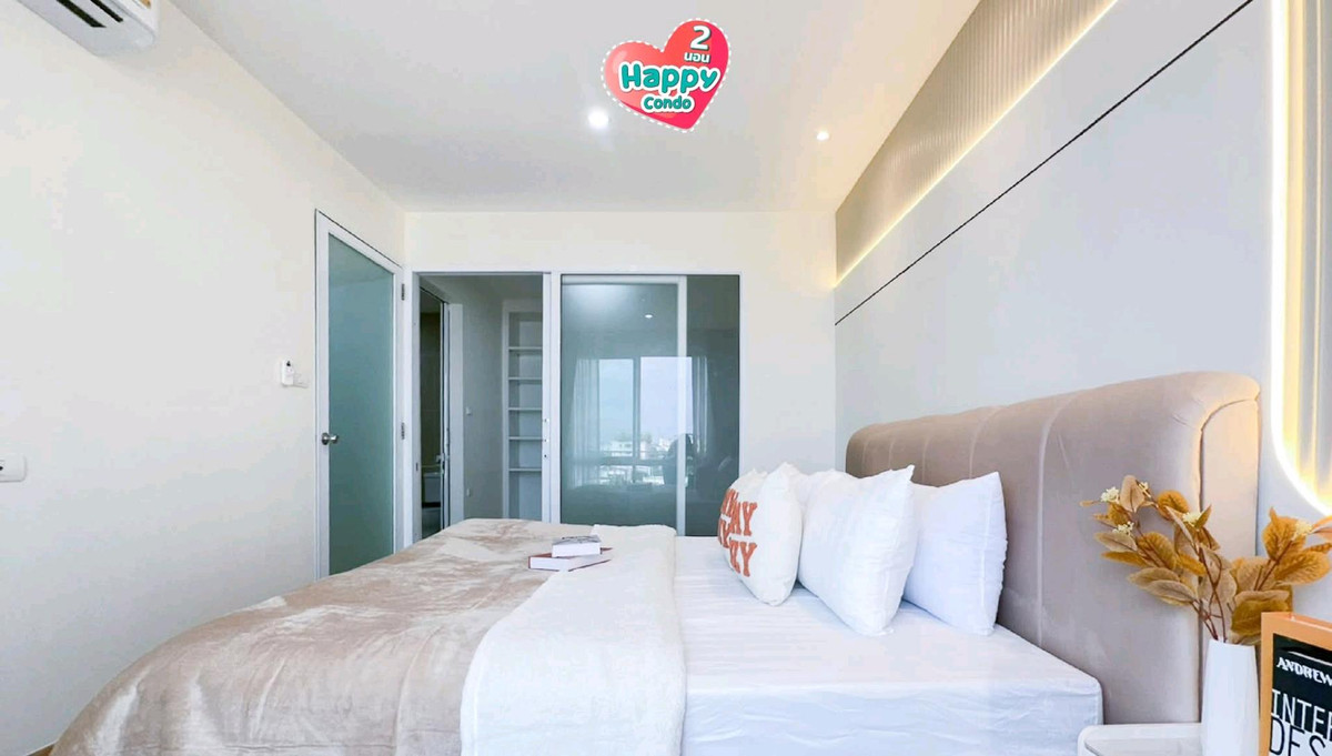 For SaleCondoLadprao101, Happy Land, The Mall Bang Kapi : 🏙Happy Lat Phrao 101🏙 Very beautiful, big room, 2 bedrooms 🩷🩷The building allows pets🐶🐱🐶🐱