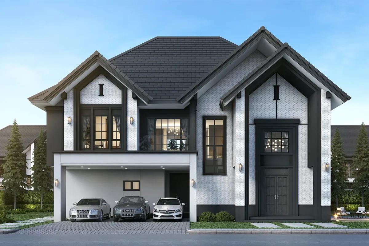 For SaleHouseNawamin, Ramindra : For Sale House , The City Ramintra - Wongwaen 2 , Sam Wa Tawan Tok , Khlong Sam Wa , Bangkok , CX-141208