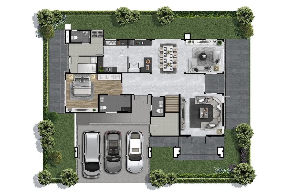 ขายบ้านนวมินทร์ รามอินทรา : ขายบ้าน  เดอะ ซิตี้ รามอินทรา - วงแหวน 2 สามวาตะวันตก เขต คลองสามวา กรุงเทพ CX-141208