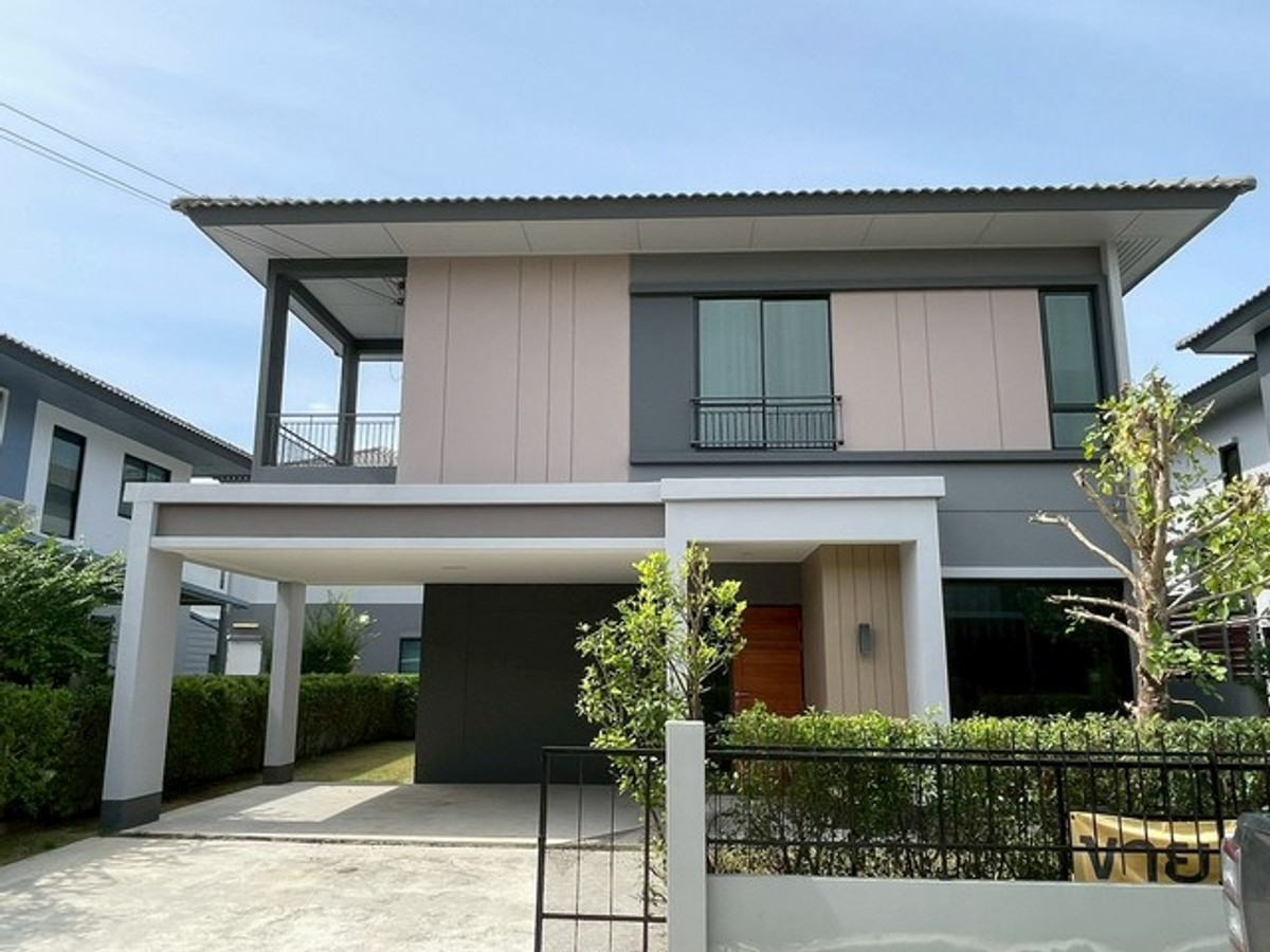 For SaleHousePhutthamonthon, Salaya : 2-story detached house for sale, Kanasiri Salaya-Pinklao, land 50 square wah.