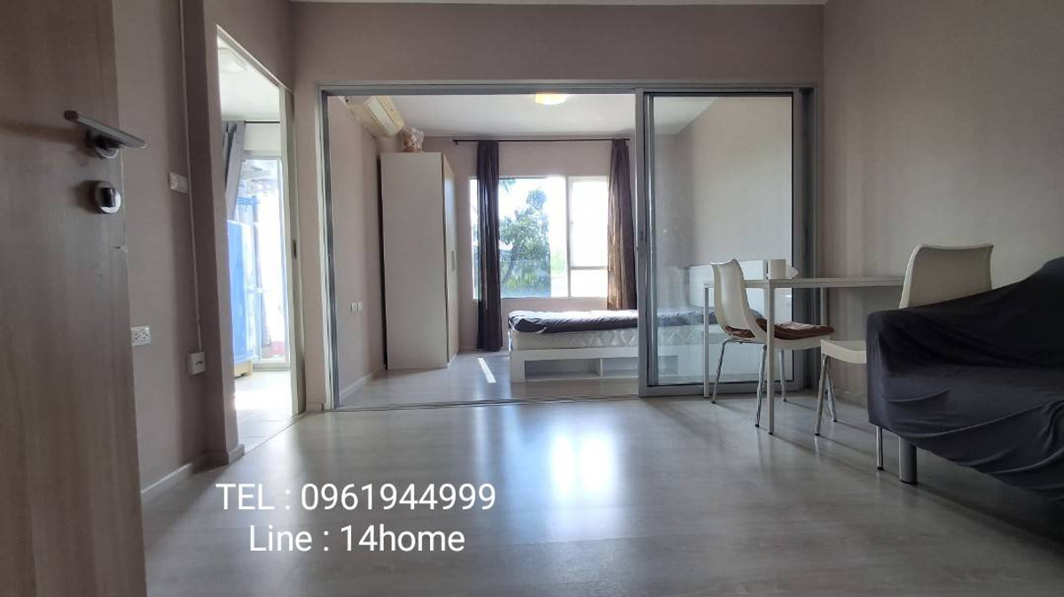 For RentCondoRama 2, Bang Khun Thian : Condo for rent, Plum Rama 2, Phase 1, Building A, 2nd floor, room 28 sq m., for rent 6,000 baht, near Bangmod Hospital, Central Rama 2, Big C Tha Kham. Rama 2 Expressway Thai Watsadu Rama 2 Tel. 096 194 4999