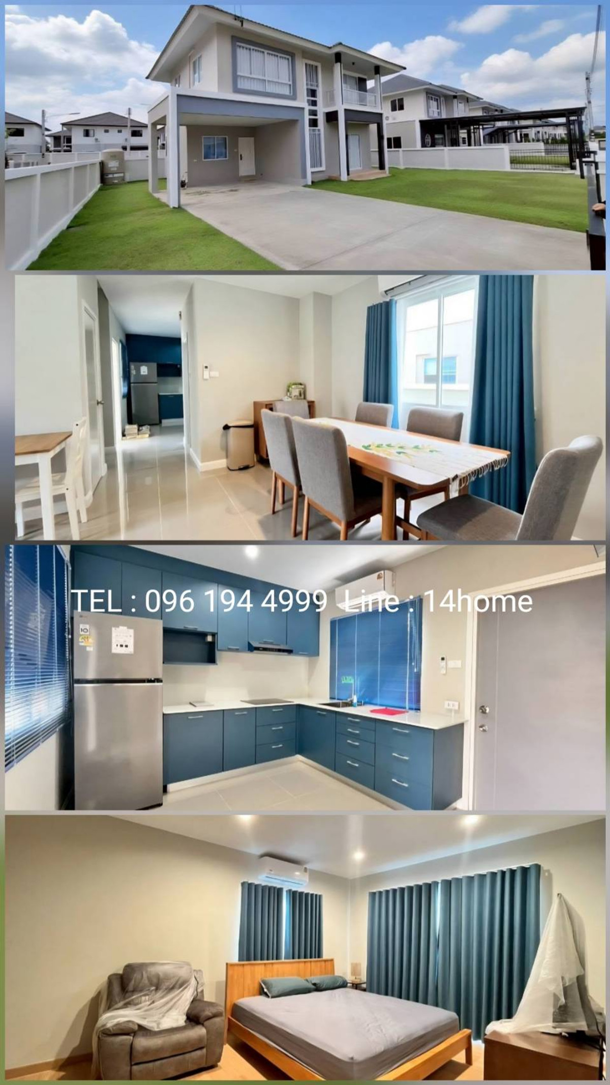 For SaleHouseChiang Mai : Single house for sale, corner plot, 79.8 sq m., Karnkanok Ville 14 project, near Tha Ton Kwao Temple. Sri Arun Plaza, Wat Phaya Chomphu 096 194 4999