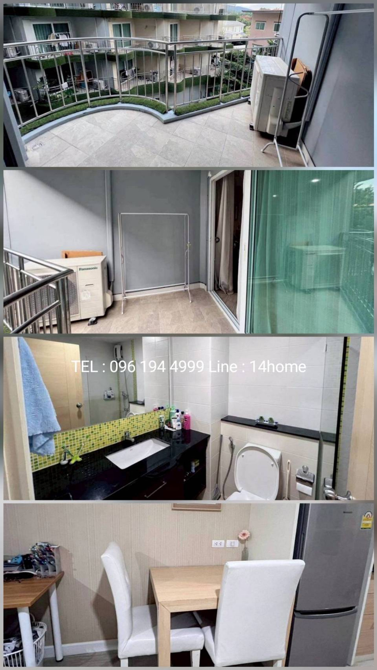 ขายคอนโดเชียงใหม่ : (ขายพร้อม ผู้เช่า 6,300 /ด.) ขายคอนโด  ชญยลคอนโดมิเนียม  ขนาด 30 ตรม. ชั้น 3  วิวสวน ใกล้ ถนนคนเดินสุเทพ คลองชลประทาน ถ.เชียงใหม่ไฮแลนด์