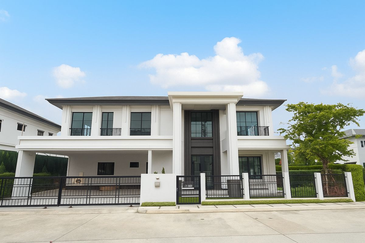 ให้เช่าบ้านลาดกระบัง สุวรรณภูมิ : บ้านหรู 2 ชั้น พร้อมเฟอร์นิเจอร์ ตกแต่งสวยงาม ให้เช่า ย่านกิ่งแก้ว-บางพลี ใกล้เดอะพาซิโอมอลล์ ลาดกระบัง เพียง 3 กม.