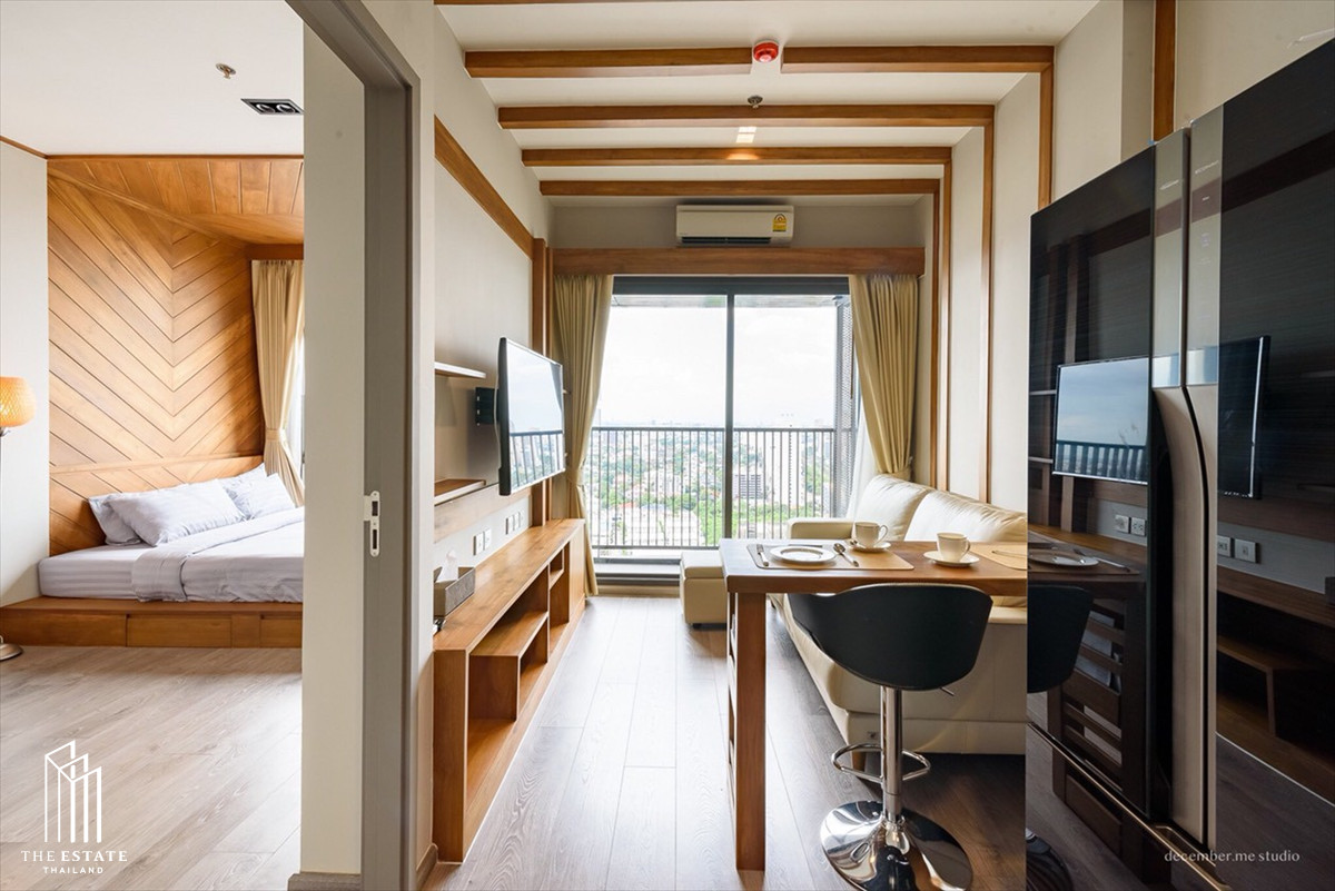 ให้เช่าคอนโดลาดพร้าว เซ็นทรัลลาดพร้าว : Hot Price! !! คอนโดให้เช่า Whizdom Avenue Ratchada-Ladprao ชั้นสูง 20+ ตกแต่ง built-in ทั้งห้องใหม่หมด น่าอยู่ style resort วิวสวยมาก เฟอร์นิเจอร์ครบครัน ราคาเพียง@25,000 Baht