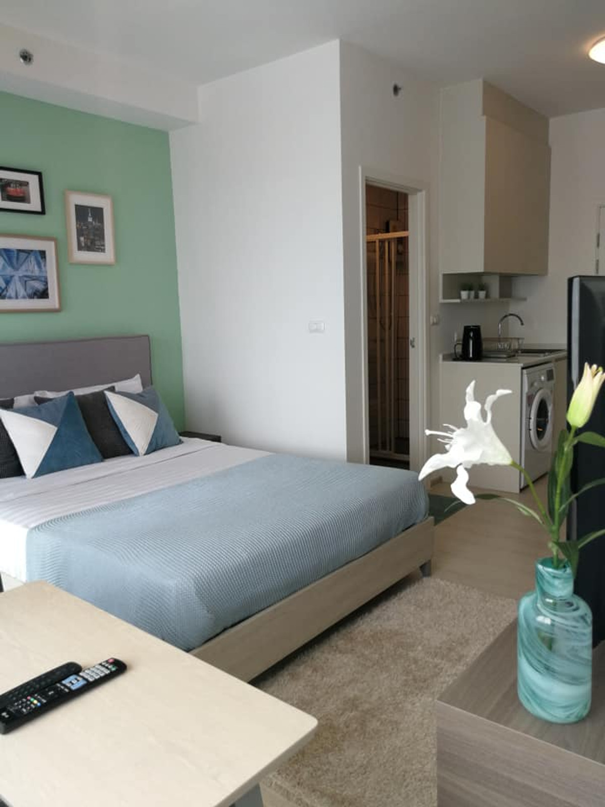 ให้เช่าคอนโดรัชดา ห้วยขวาง : !! ห้องสวย ให้เช่าคอนโด Chapter One Eco Ratchada-Huaikwang ใกล้ MRT ห้วยขวาง 