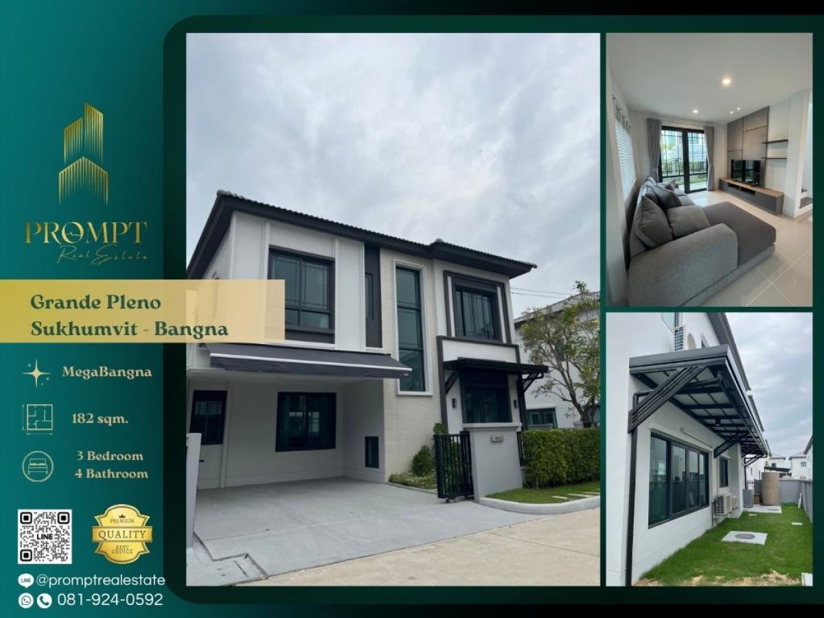 ให้เช่าบ้านสมุทรปราการ สำโรง : GH01318 - Grande Pleno Sukhumvit - Bangna  :  แกรนด์ พลีโน่ สุขุมวิท - บางนา :  -