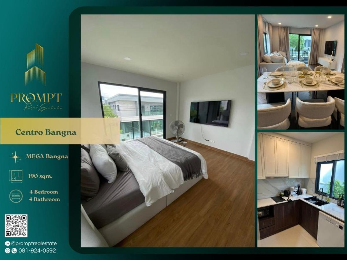 ให้เช่าบ้านบางนา แบริ่ง ลาซาล : CD03312 - Centro Bangna :  เซนโทร บางนา : Centro Bangna :  เซนโทร บางนา - #MegaBangna #InternationalSchool (SISB/TCIS /Concordian) #SuvarnabhumiAirport