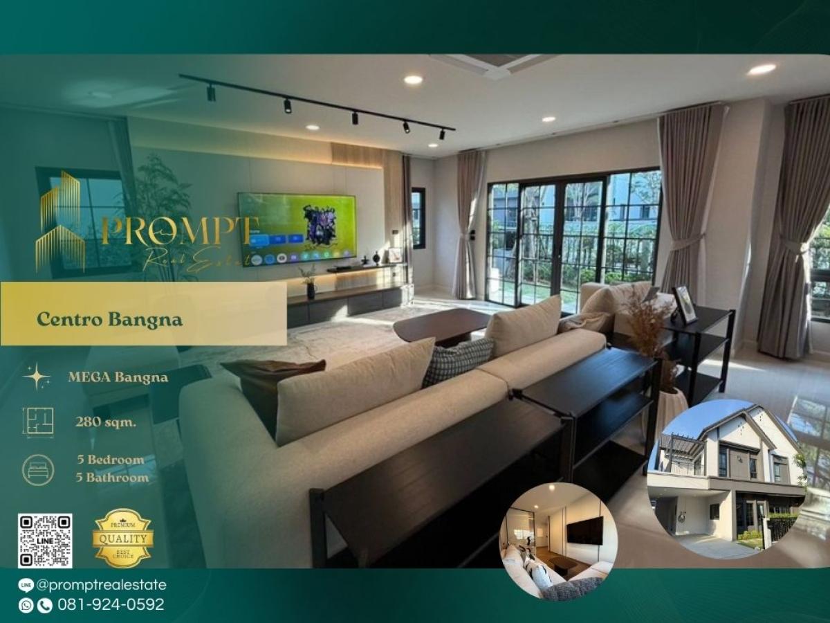 ให้เช่าบ้านบางนา แบริ่ง ลาซาล : CD03735 - Centro Bangna :  เซนโทร บางนา : Centro Bangna :  เซนโทร บางนา - #MegaBangna #InternationalSchool (SISB/TCIS /Concordian) #SuvarnabhumiAirport