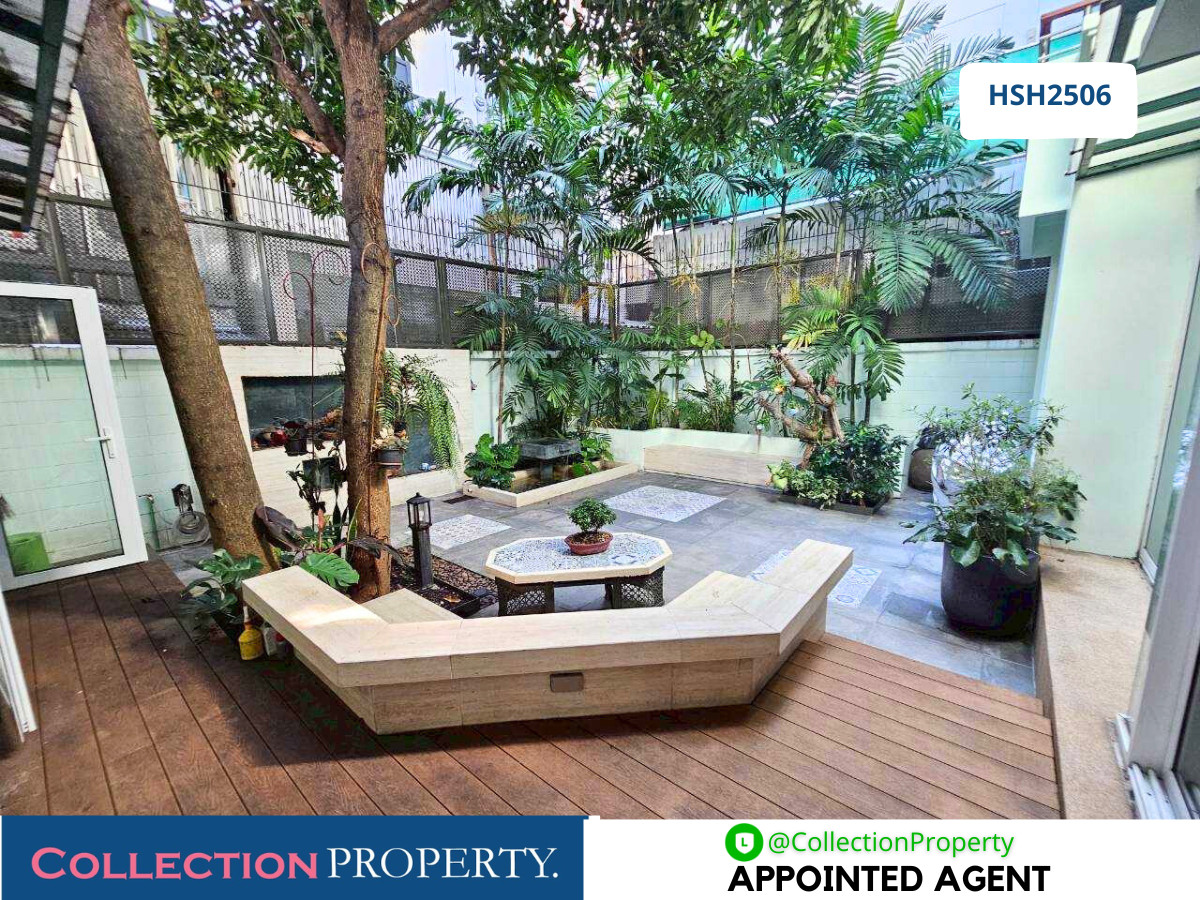 For SaleHouseSukhumvit, Asoke, Thonglor : 🌿 Single House for Sale with a Private Courtyard Garden in the Heart of Sukhumvit 22