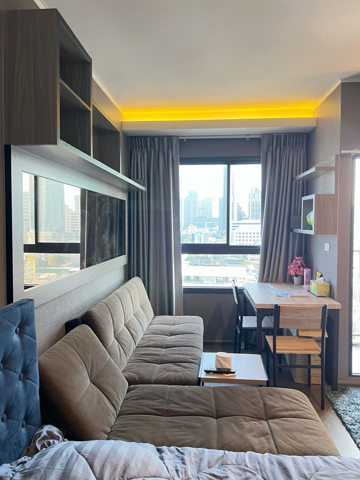 For RentCondoOnnut, Udomsuk : For rent, beautiful room, next to BTS 15,000, Starbucks 7 1, century 21 station #Ideo sukhumvit 93 Tel 095 649 2654