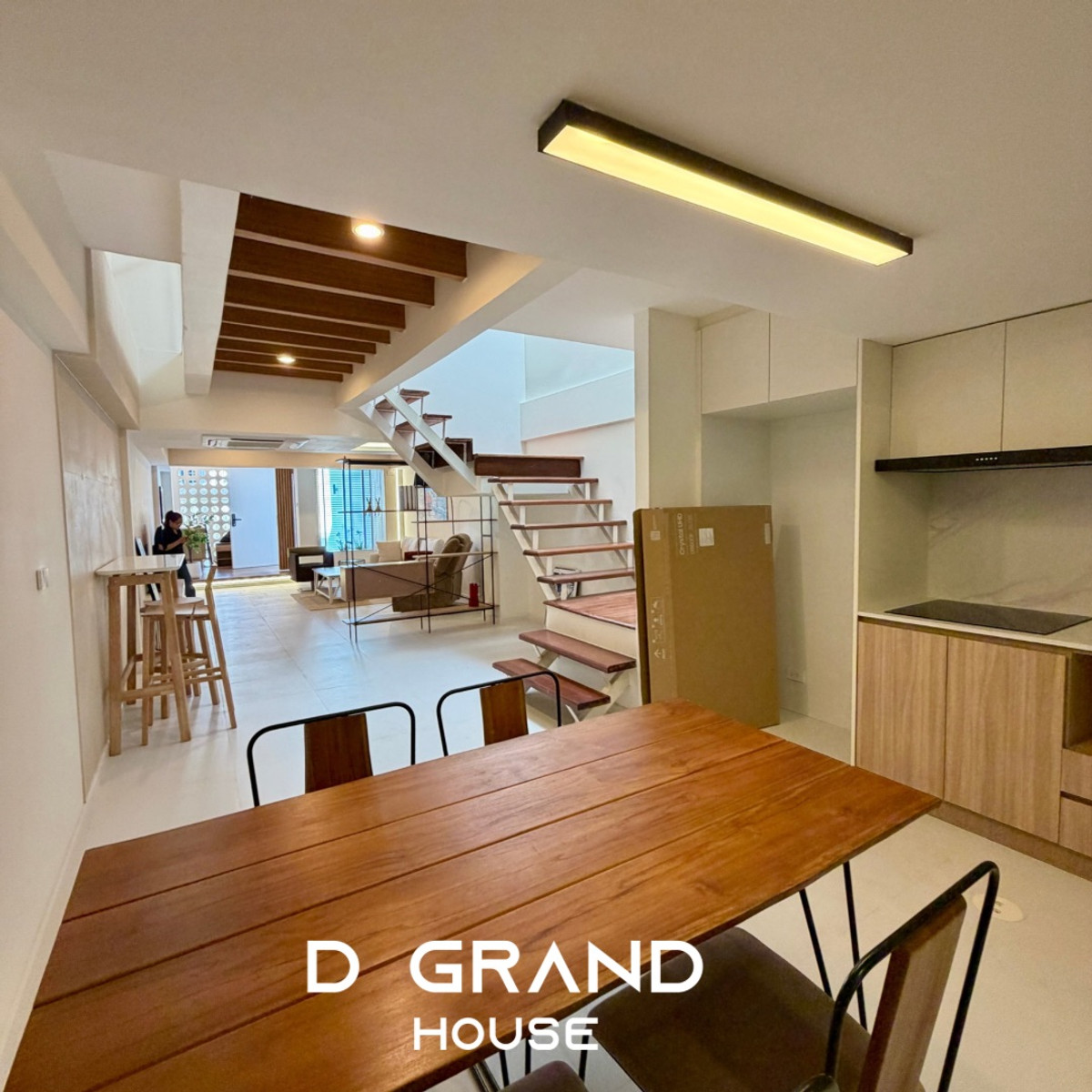 For SaleTownhomeOnnut, Udomsuk : Newly renovated townhouse, Sukhumvit 71, minimalist, warm, feels like a whole new house ✨ Real residential urban zone. and is preferred by foreigners