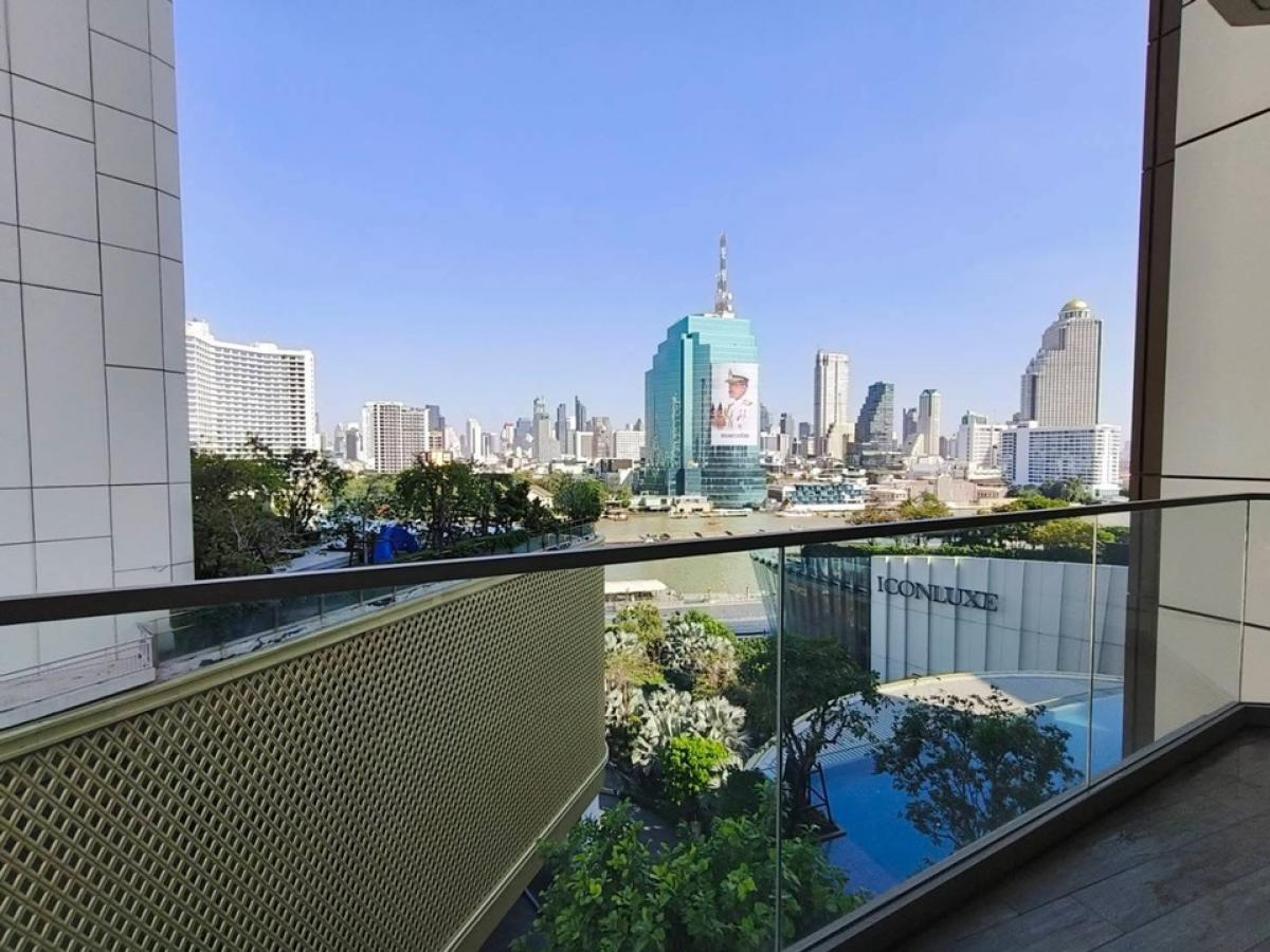 ให้เช่าคอนโดวงเวียนใหญ่ เจริญนคร : Condo For Rent Magnolias Waterfront Residences 102ตรม. 2นอน 2น้ำ ชั้น8 สภาพดี พร้อมอยู่ วิวแม่น้ำ