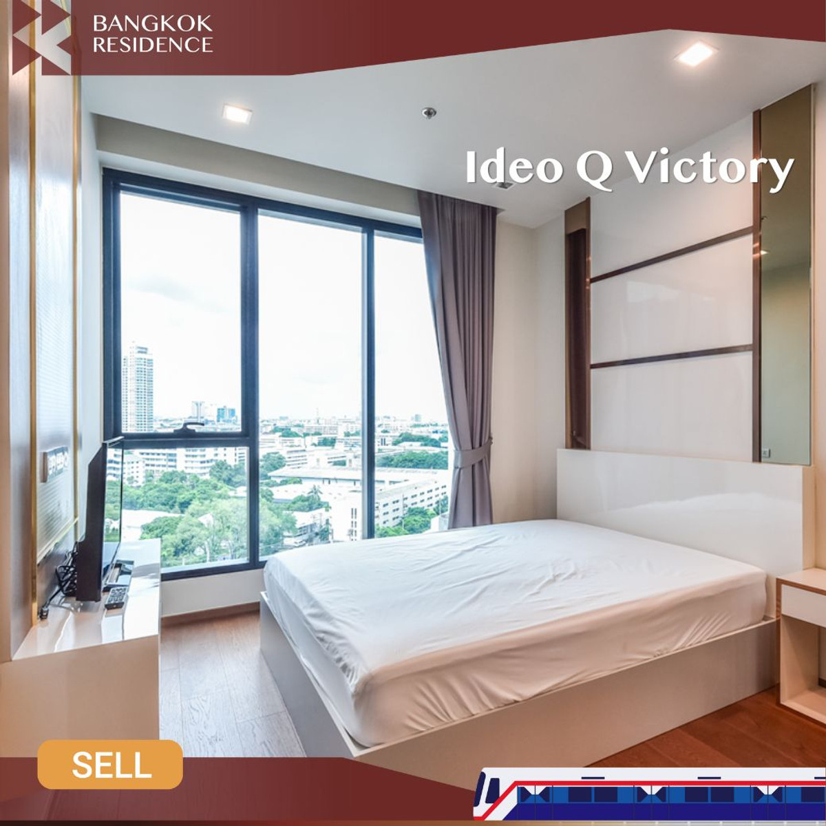 For SaleCondoAri,Anusaowaree : ✨ Beautiful Modern Unit ✨  Ideo Q Victory 🚆 near Bts Victory Monument 