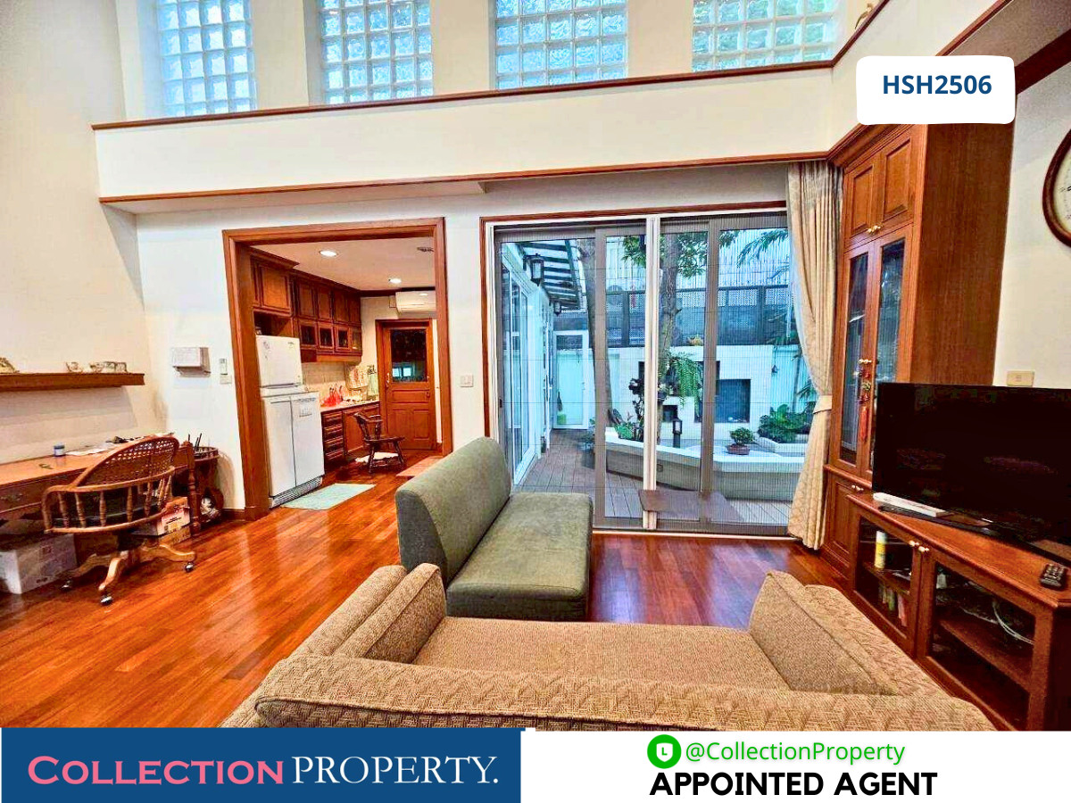 For SaleHouseSukhumvit, Asoke, Thonglor : 🌿 Single House for Sale with a Private Courtyard Garden in the Heart of Sukhumvit 22