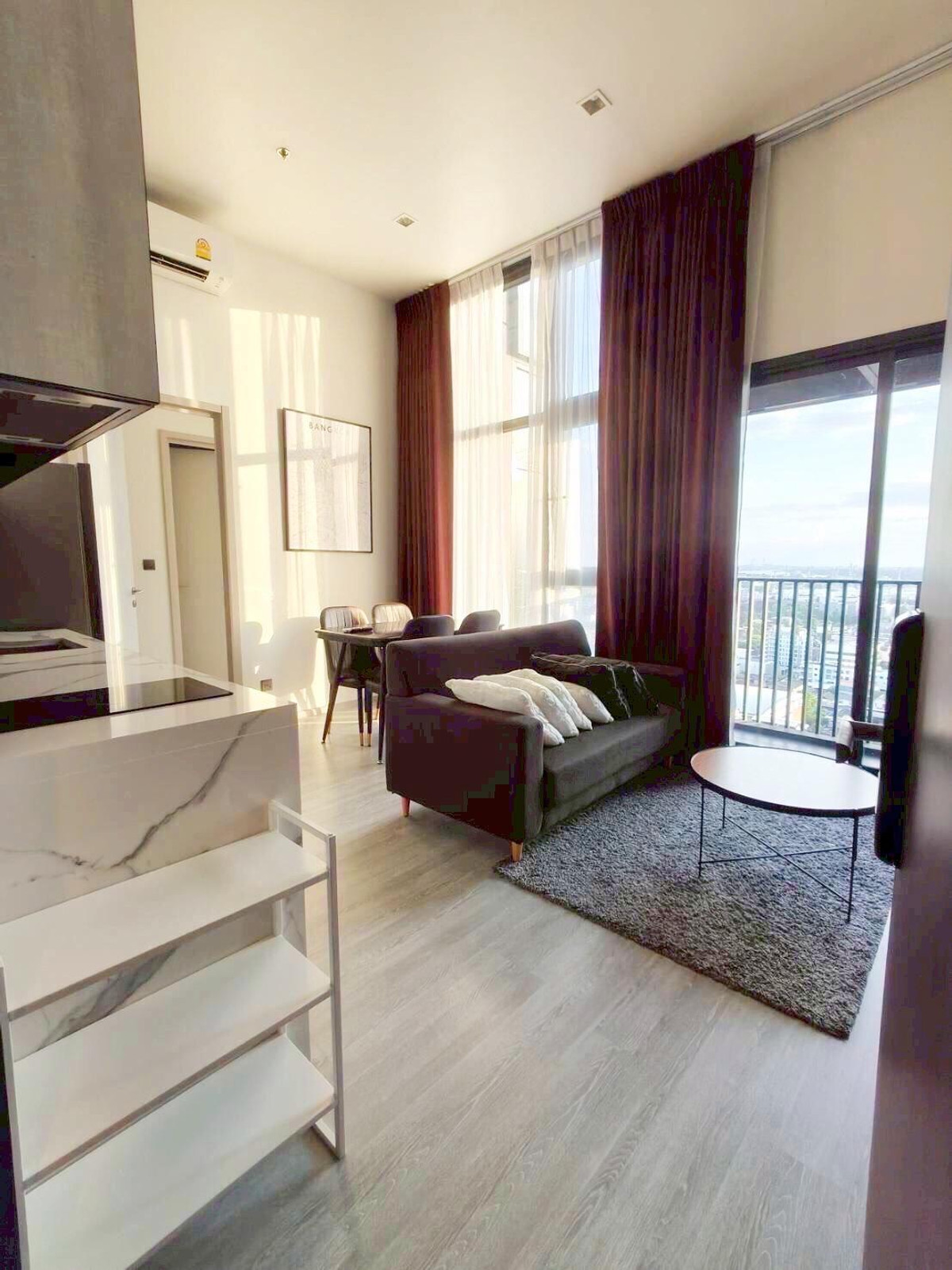 For RentCondoOnnut, Udomsuk : Condo for Rent: The Line Sukhumvit 101 River View | Near BTS Punnawithi & True Digital Park