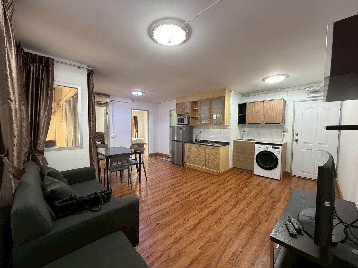 For RentCondoSeri Thai, Ramkhamhaeng Nida : For rent Assakarn Place Ramkhamhaeng 105/1, corner room, 2 bedrooms 📲097-2161939