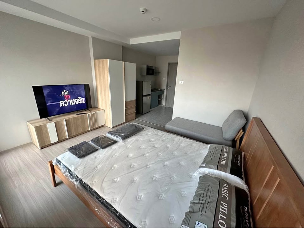 For RentCondoRattanathibet, Sanambinna : 🔥 New condo for rent Brand new room, cheap price, Supalai City Home Sanambinnam-Rattanathibet 🔥