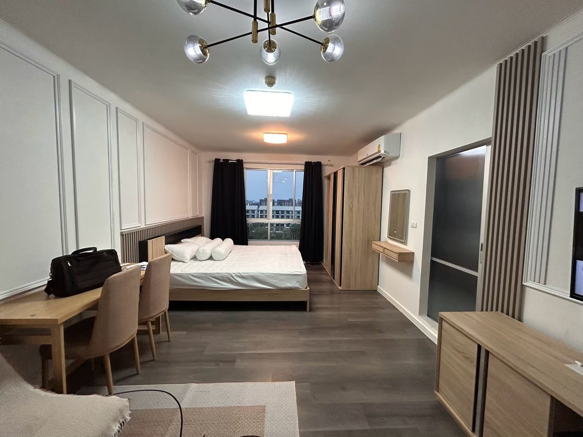 ให้เช่าคอนโด : ดี คอนโด แคมปัส รีสอร์ท บางนา  สตูดิโอ 1 ห้องน้ำ  ชั้น 8  อาคาร A 