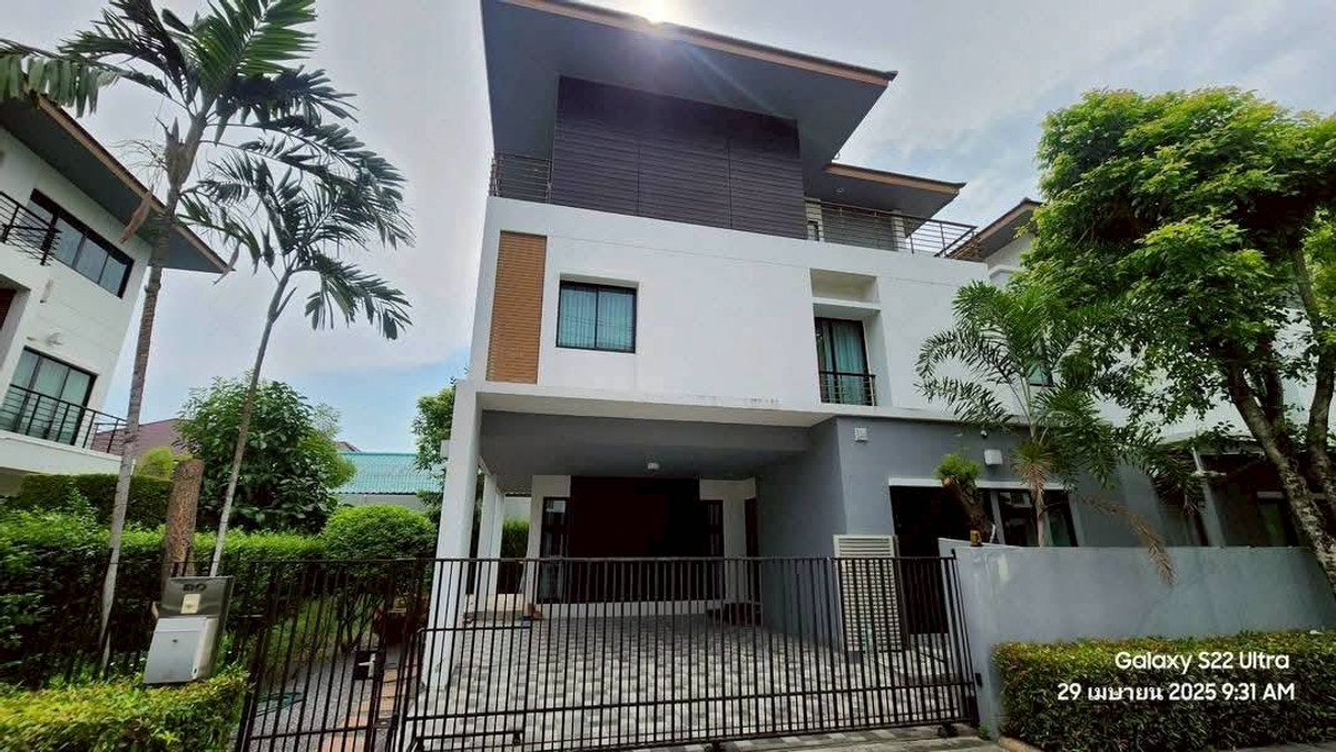 For SaleHouseLadkrabang, Suwannaphum Airport : BH153 House for sale Baan Lumpini Suanluang Grand Rama 9