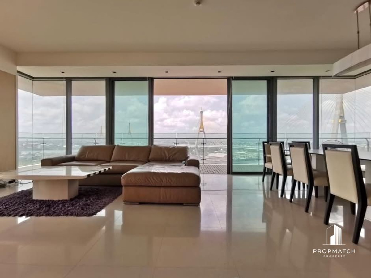 ให้เช่าคอนโดพระราม 3 สาธุประดิษฐ์ :  ✨Flash Deal ✨ The Pano rama 3 ( 3Bed 3Bath 223SQM.) พร้อมอยู่ ! เพียง 110,000 บาทต่อเดือน Tel.0981315848 @propmatch