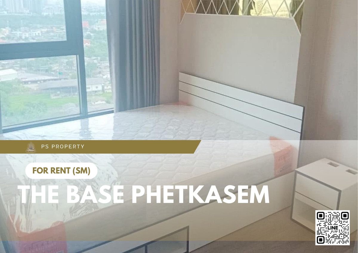 For RentCondoBang kae, Phetkasem : For Rent ✨ The Base Phetkasem ✨ Fully furnished with appliances. Near MRT Bang Wa.