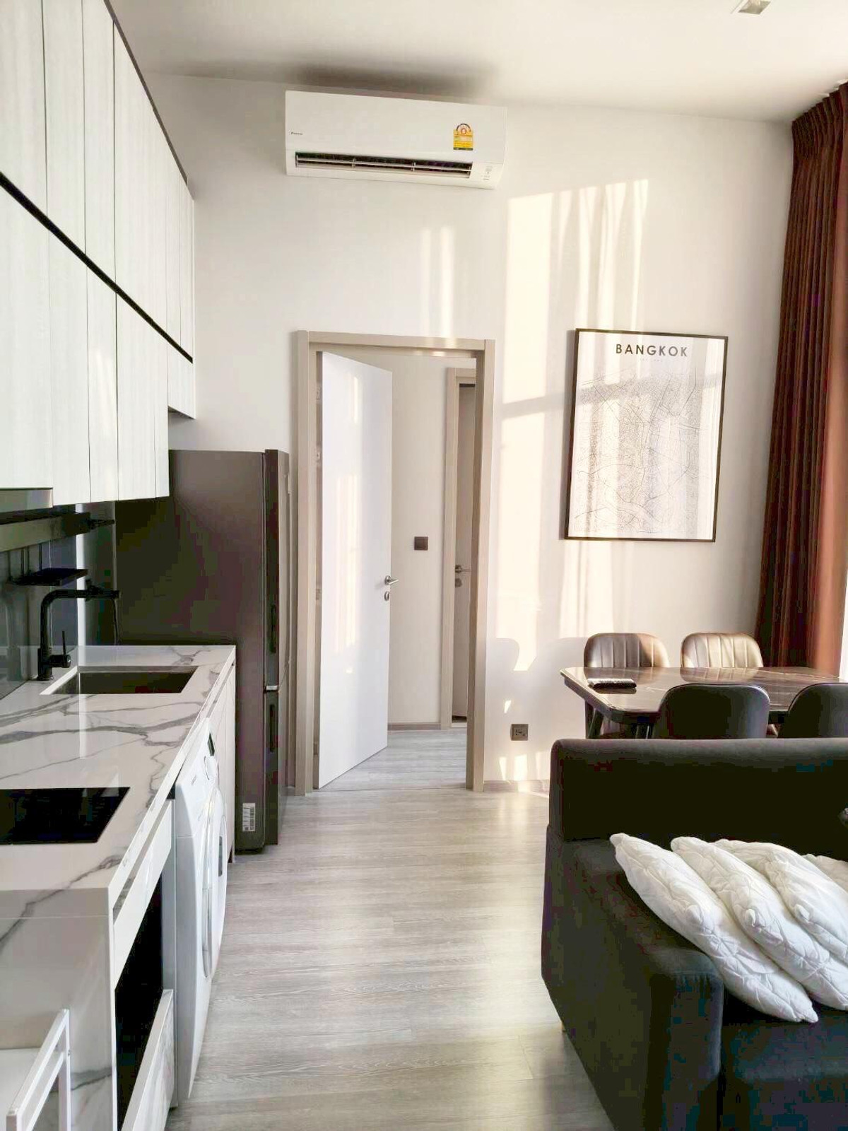 ให้เช่าคอนโดอ่อนนุช อุดมสุข : ให้เช่า คอนโด The Line Sukhumvit 101 33 ตร.ม. ชั้น 17 วิวแม่น้ำ ใกล้ BTS และ True Digital Park 