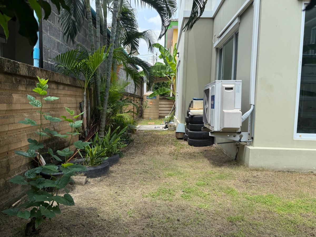 For SaleHousePathum Thani,Rangsit, Thammasat : 🔥Corner detached house for sale, 61 sq m, price only 4.5 million!  Passorn Prestige Rangsit - Khlong 2 | Lots of space, good location, ready to move in if you're looking Quality detached house on a budget, this one is the answer ✔️ It's good to live in by