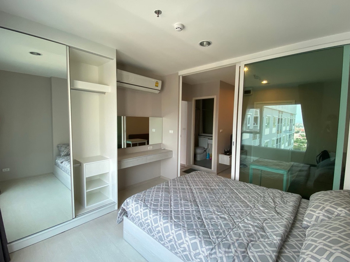 For RentCondoSamut Prakan,Samrong : For rent 📍 Aspire Erawan 📍 Fully furnished with appliances. Near BTS Erawan.