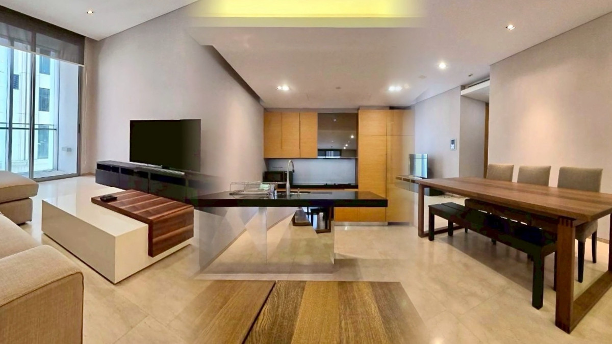 ให้เช่าคอนโดสีลม ศาลาแดง บางรัก : 🔹Saladaeng Residence 🔹 2bedroom | 2 bathroom | 9th Floor | 103.73 sqm.