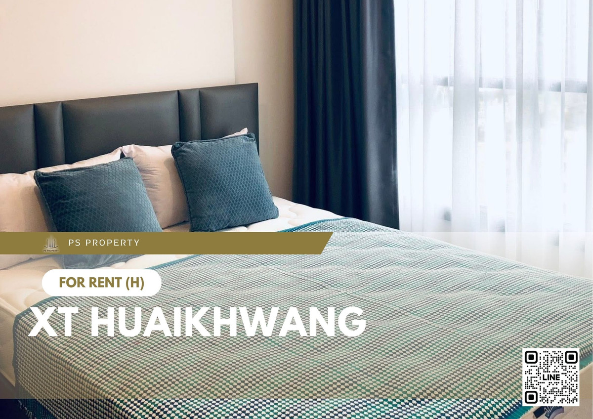 For RentCondoRatchadapisek, Huaikwang, Suttisan : For rent 📍 XT HUAIKHWANG 📍 Fully furnished with appliances, near BTS Huai Khwang.