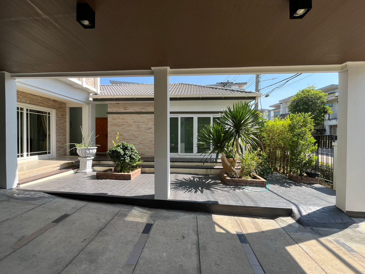 For SaleHousePattanakan, Srinakarin : 🏡 Large detached house for sale. Manthana Village, Krungthep Kreetha 7 | Luxury house, Krungthep Kreetha | Near Peeraphong FIFA International School | 087-808-3690