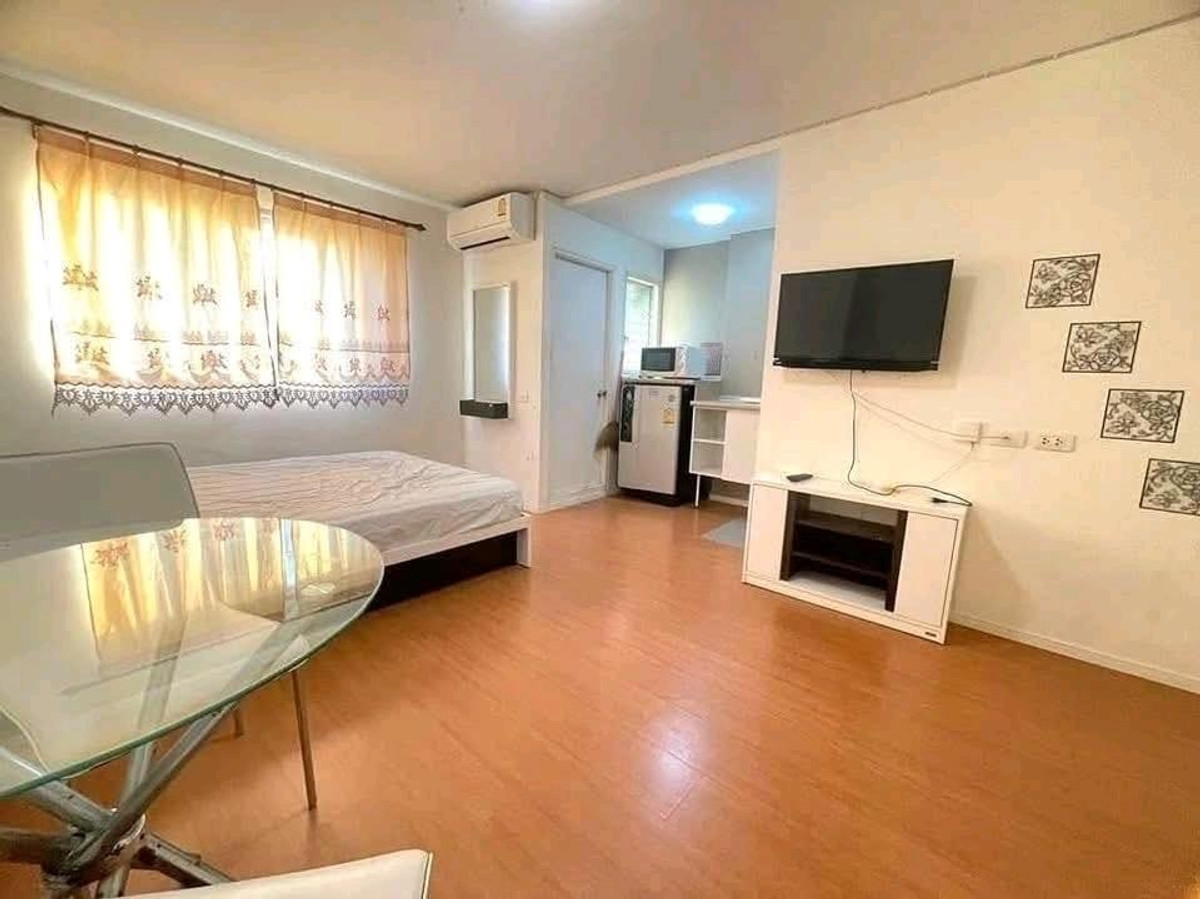 For RentCondoPathum Thani,Rangsit, Thammasat : 🔥NTC Home for rent, Lumpini Township, Rangsit-Khlong 1, near Future Mall, Building B4, 6th floor (4,800/mo), 22 sq m., fully furnished.