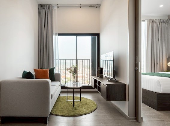 ขายคอนโดศรีราชา แหลมฉบัง บ้านบึง : 🔥ขายด่วน🔥แฮมป์ตัน ศรีราชา ใกล้โรงเรียนอัสสัมชัญ ศรีราชา เฟอร์นิเจอร์ครบ พร้อมเข้าอยู่