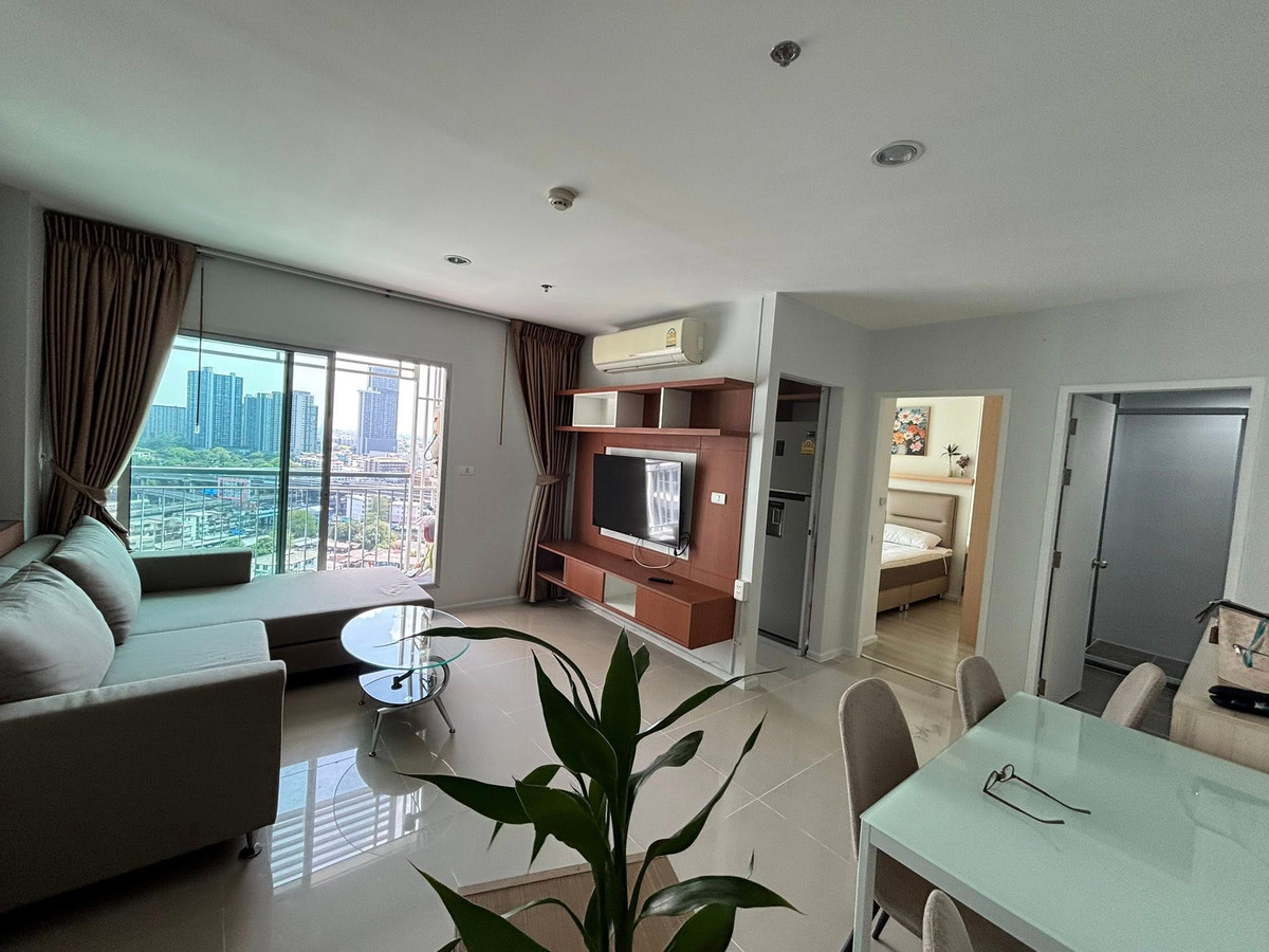 For RentCondoOnnut, Udomsuk : Aspire Sukhumvit 48 - 2BR 2Bath | 65 sqm | BTS View | Oven & Premium Bedding