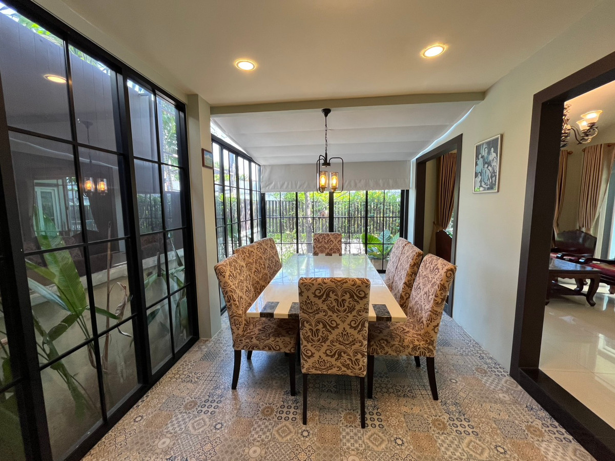 For SaleHousePattanakan, Srinakarin : 🏡 Large detached house for sale. Manthana Village, Krungthep Kreetha 7 | Luxury house, Krungthep Kreetha | Near Peeraphong FIFA International School | 087-808-3690