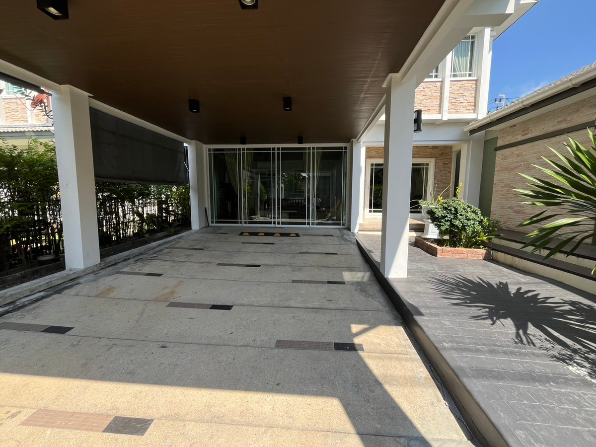 For SaleHousePattanakan, Srinakarin : 🏡 Large detached house for sale. Manthana Village, Krungthep Kreetha 7 | Luxury house, Krungthep Kreetha | Near Peeraphong FIFA International School | 087-808-3690