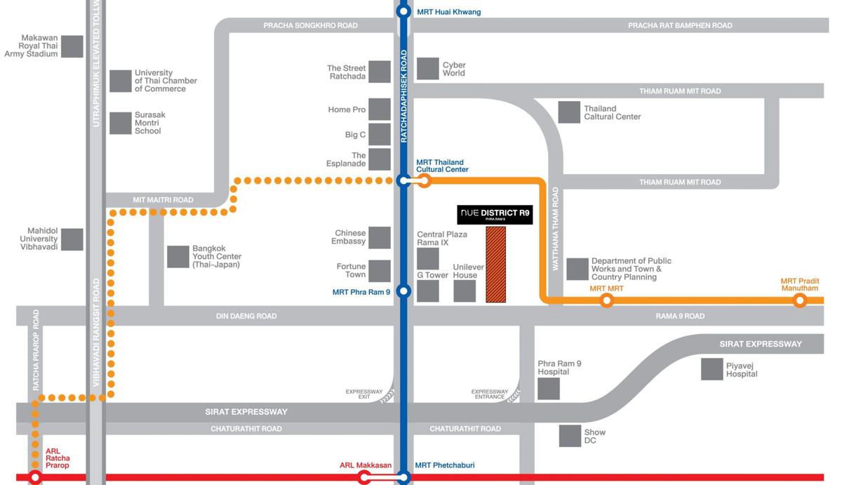 For SaleCondoRama9, Petchburi, RCA : Condo for sale Nue District R9 price 3,800,000 baht [MKs260105]