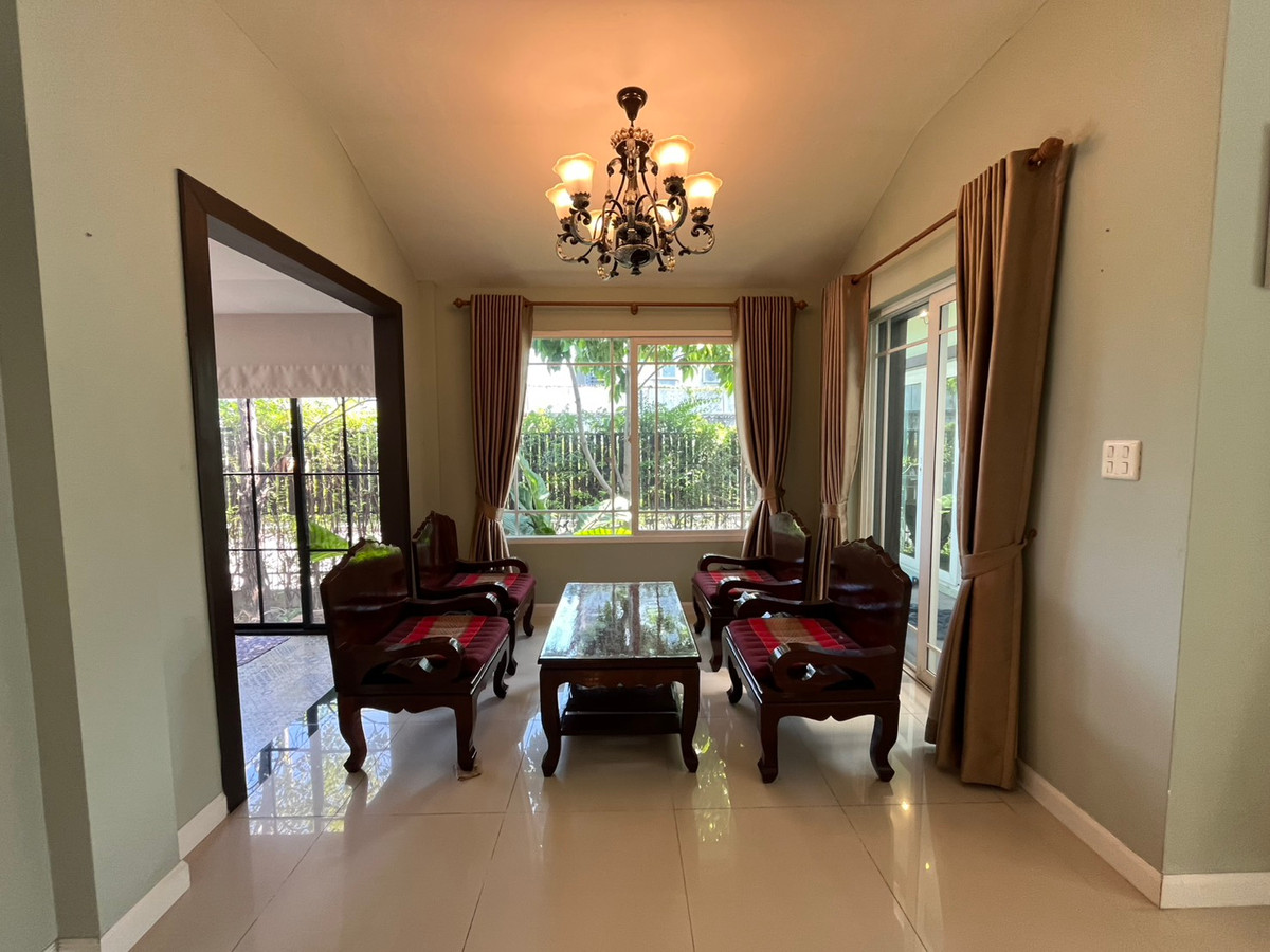 For SaleHousePattanakan, Srinakarin : 🏡 Large detached house for sale. Manthana Village, Krungthep Kreetha 7 | Luxury house, Krungthep Kreetha | Near Peeraphong FIFA International School | 087-808-3690
