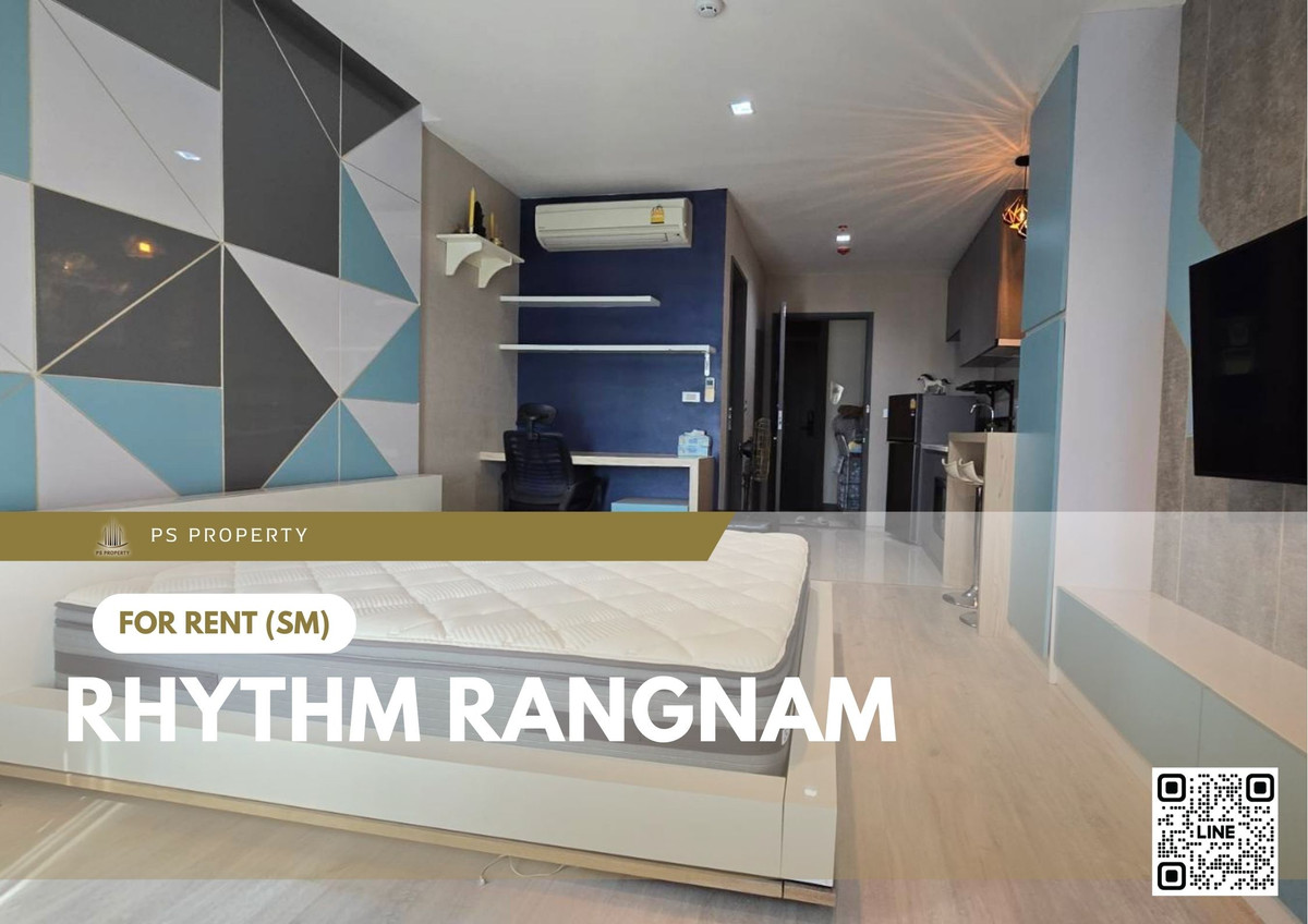 ให้เช่าคอนโดราชเทวี พญาไท : ให้เช่า ✨ Rhythm Rangnam ✨เฟอร์นิเจอร์ และ เครื่องใช้ไฟฟ้าครบ ใกล้ BTS อนุสาวรีย์ชัย